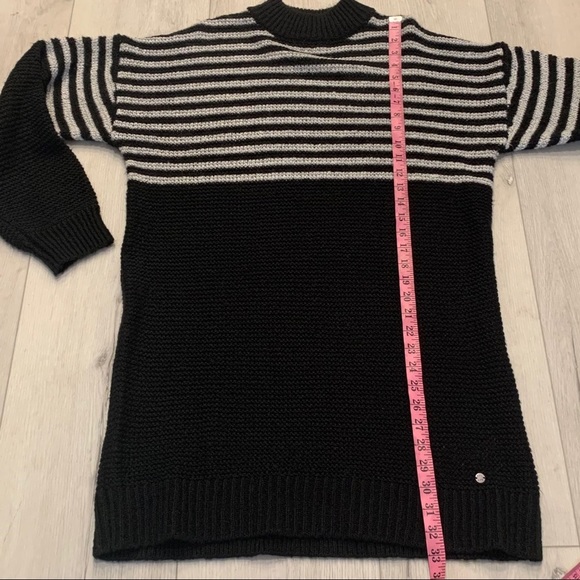 VOLCOM True To This Long Sweater Black and White - Picture 3 of 8